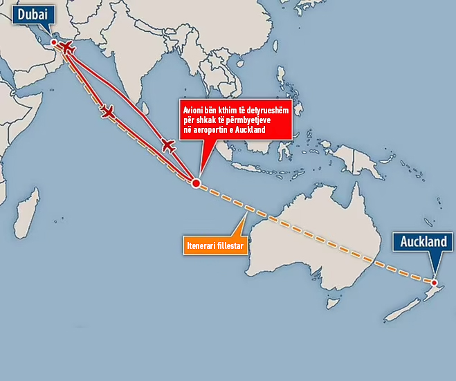 Aeroporti i Aukland i përmbytur